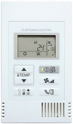 Упрощенный проводной пульт управления Mitsubishi Electric PAC-YT52CRA-K климатической техники  фото, изображение. Интернет-магазин "Мир климата", г. Ростов-на-Дону 