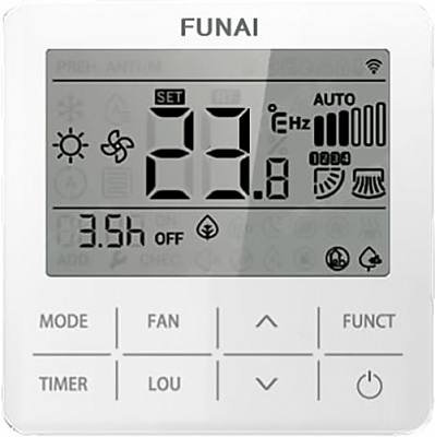 Проводной пульт для  управления Funai RWH-01 климатической техники  фото, изображение. Интернет-магазин "Мир климата", г. Ростов-на-Дону 