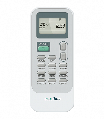 Сплит-система Ecoclima ECW-HE09/BB-4R2/EC-HE09/B-4R2 фото, изображение. Интернет-магазин "Мир климата", г. Ростов-на-Дону 