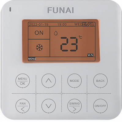 Проводной пульт управления Funai RW-02 климатической техники  фото, изображение. Интернет-магазин "Мир климата", г. Ростов-на-Дону 