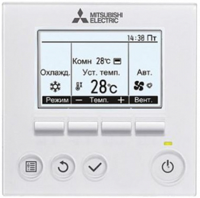 Проводной пульт управления Mitsubishi Electric PAR-41MAR климатической техники  фото, изображение. Интернет-магазин "Мир климата", г. Ростов-на-Дону 